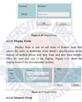 Figure 4.10 General Form 