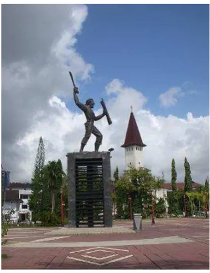 Gambar 1. Patung Pattimura di Ambon Sumber : http://www.irwantoshut.net/thomas_pattimura-