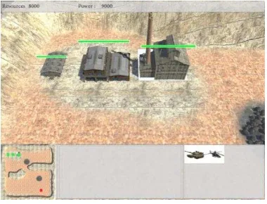 Gambar 13. Player memilih sebuah gedung untuk membuat 