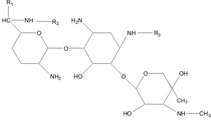 Gambar 4. Struktur Gentamisin 
