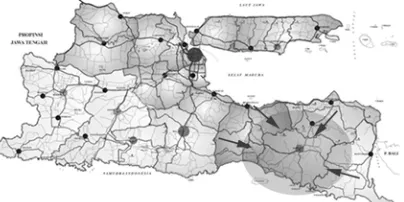 Gambar 1.3 Peta Daerah Puger Jember Jawa Timur  