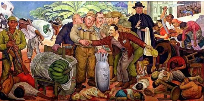 Gambar 5. Lukisan karya Diego Rivera "Gloriosa Victoria" (Glorious Victory)  