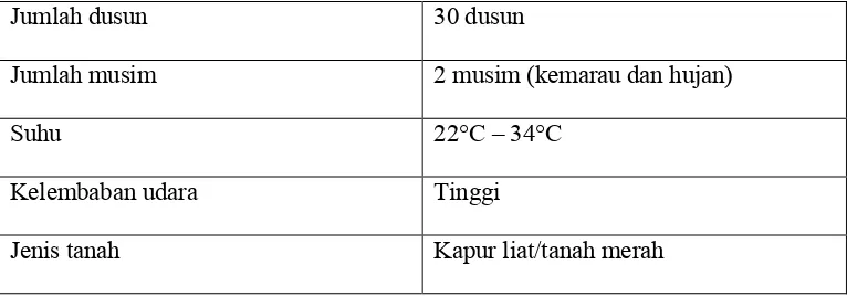 Tabel 4.2DISTRIBUSI PENDUDUK SE-WILAYAH KERJA PUSKESMAS 