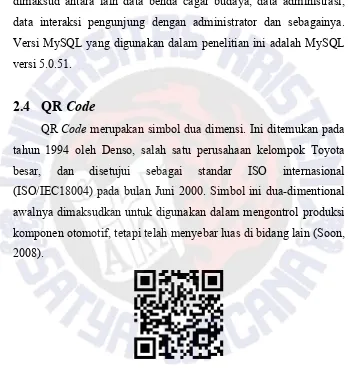 Gambar 2.1 Contoh QR Code 