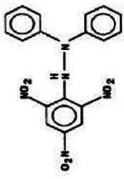 Gambar 2.3 Struktur kimia DPPH 