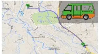 Gambar 5 Sistem GPS pada Angkot BUSA