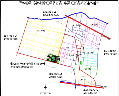 Gambar 3 : Peta wilayah Kelurahan KarangasemSumber: Kelurahan Karangasem