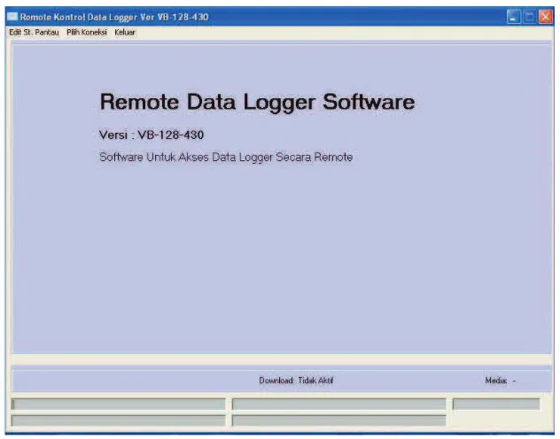 Gambar 3.15 . Tampilan Download Data Pada Software Smartdatalog 