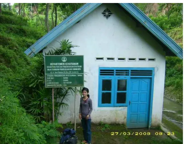 Gambar 16. Stasiun Pengamat Arus Sungai (SPAS) Sub sub DAS Tapan 