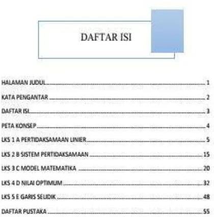 Gambar 11. Tampilan daftar isi 