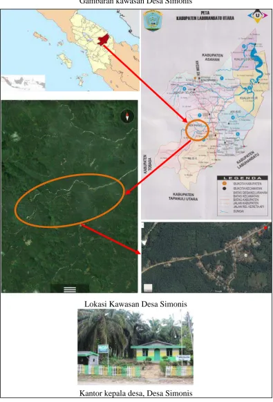 Gambaran kawasan Desa Simonis 