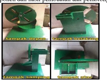 Gambar 1. Prototype Alat Pemotong Kunyit 