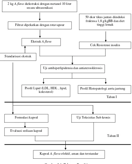 Gambar 3.1  Tahapan Penelitian 