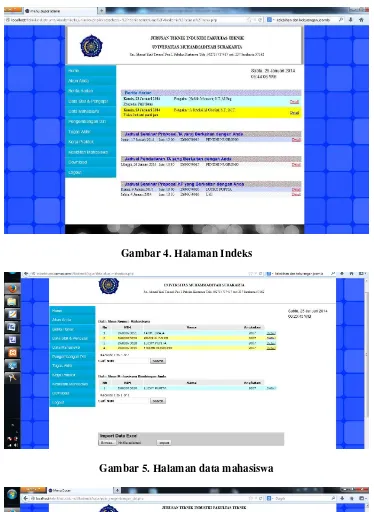 Gambar 4. Halaman Indeks 