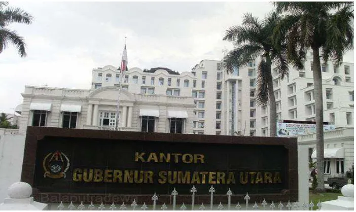 Gambar 3.1 Kantor Gubernur Sumatera Utara 
