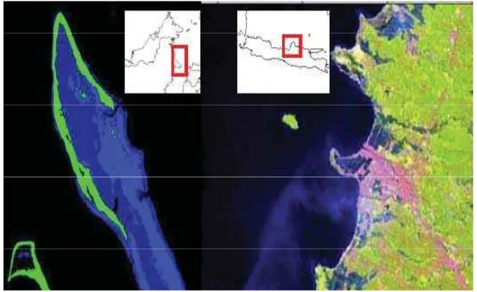 Gambar 1. Lokasi pengambilan sampel A: Danau Hajibuang, Pulau Maratua Kabupaten Berau Kalimantan Timur