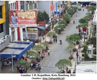 Gambar 2 Jl. Kepatihan, Kota Bandung 2014  (Sumber: http://infopublik.id/) 