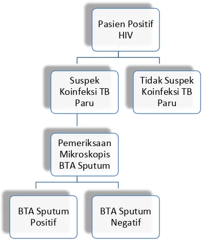 Gambar 3.1. Kerangka konsep penelitian gambaran mikroskopis BTA pada pasien 