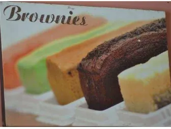 Gambar 1. Jenis kue yang diproduksi industri kecil Brownies, Chocolatr dan Pastry 