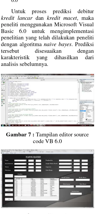 Gambar 7 : Tampilan editor source 