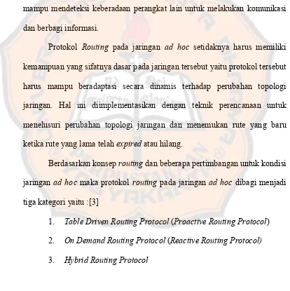 Table Driven Routing Protocol (Proactive Routing Protocol) 