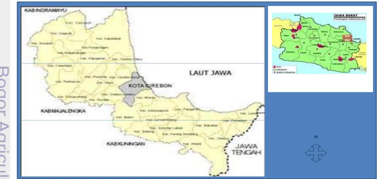 Gambar 4. Peta Kabupaten Cirebon 