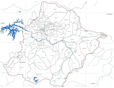 Fig. 3.1: Map of KM 0-77 Citarum River 