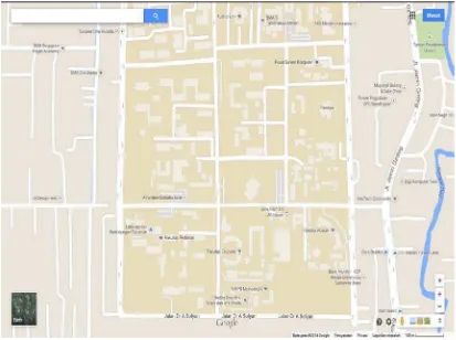 Gambar 2 lokasi penelitian Sumber google maps (Diakses pada 25 januari 2014) 