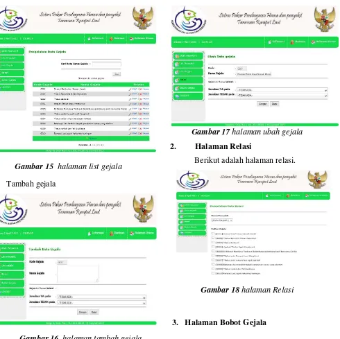 Gambar 16  halaman tambah gejala 