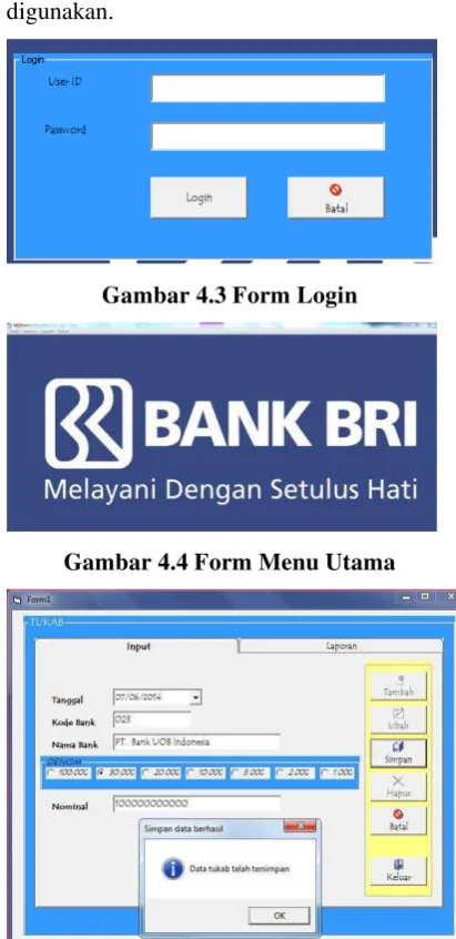 Gambar 4.3 Form Login 