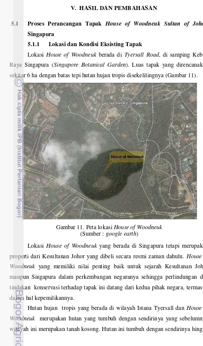 Gambar 11. Peta lokasi House of Woodneuk 