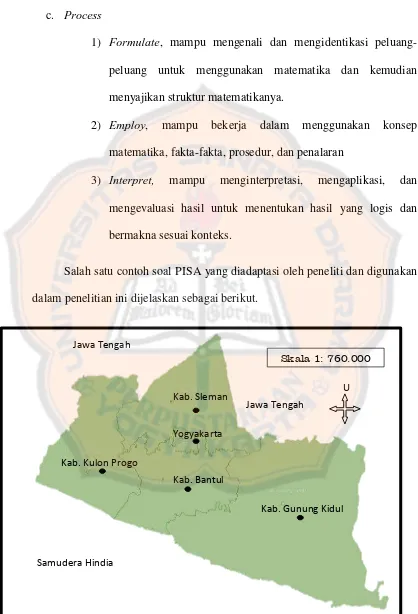 Gambar 2.2 Peta Daerah Istimewa Yogyakarta 
