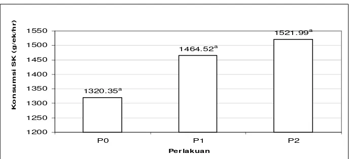 Tabel 8. Rata-rata kecernaan bahan kering pada Sapi PO jantan (%) 