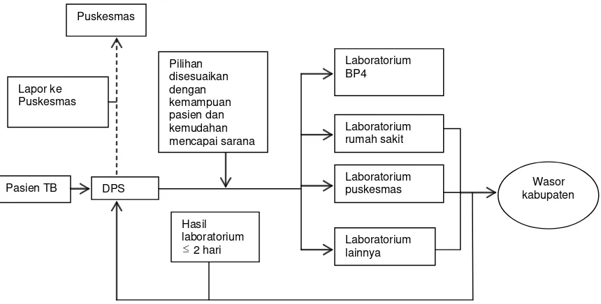 Gambar 2. Alur Rujukan Pemeriksaan Sputum