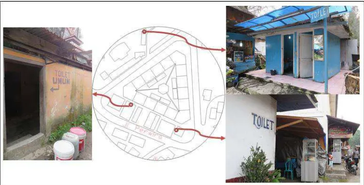 Gambar 4.14 Fasilitas Toilet Umum di sekitar Pasar Buah 