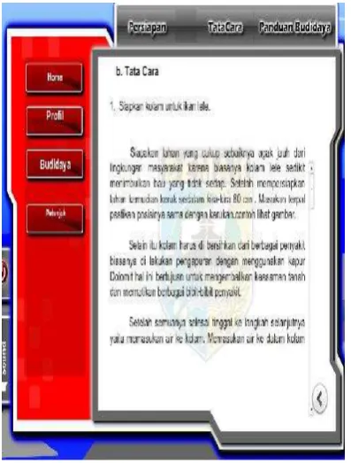 Gambar 20. Implementasi Menu Tata Cara 