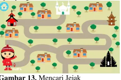 Gambar 13. Mencari Jejak 