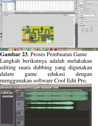 Gambar 24. Proses Editing Suara 