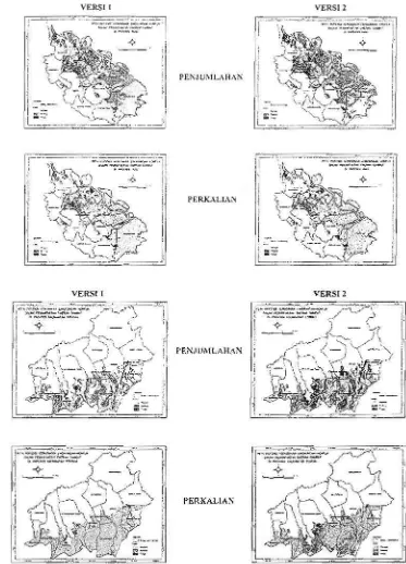 Gambar 3  Kenampakan Oaerah Berpotensi RusaklKonfllk yang Diakibatkan Perbedaan Metode dan Juga Porbedaan Paremoter 