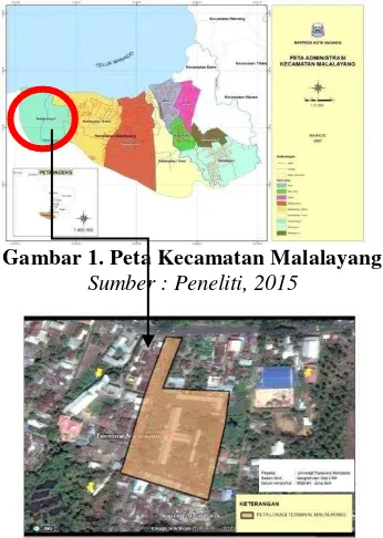Gambar 1. Peta Kecamatan Malalayang 