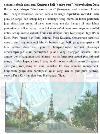 Gambar 35. Tugu Desa 