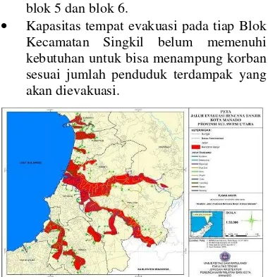 Gambar 14.  Peta Jalur Evakuasi Bencana 