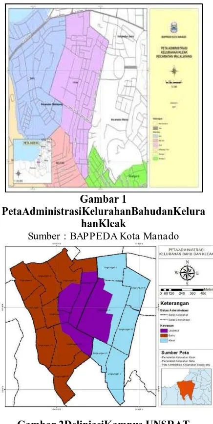 Gambar 1 PetaAdministrasiKelurahanBahudanKelura