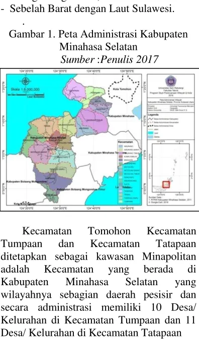Gambar 1. Peta Administrasi Kabupaten 