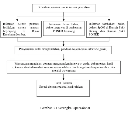 Gambar 3.1Kerangka Operasional