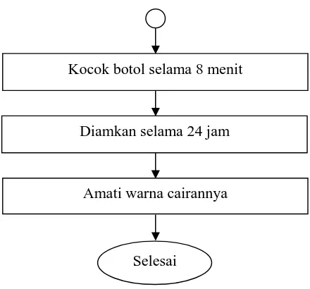 Gambar 3.3. Bagan Alir Pengujian Colorimetric Test