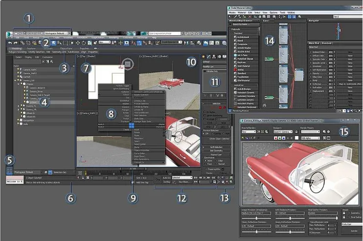Gambar 9. Tampilan Software Autodesk 3Ds Max 