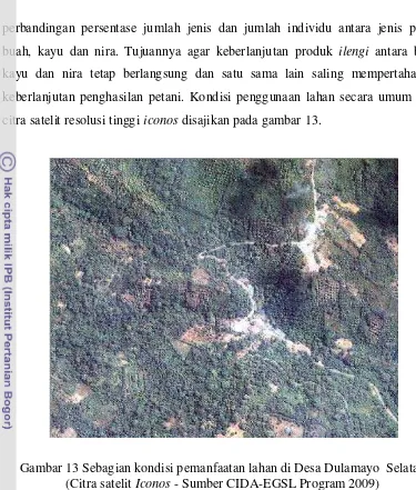 Gambar 13 Sebagian kondisi pemanfaatan lahan di Desa Dulamayo  Selatan 