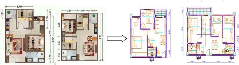 Gambar 1.6: FasadAdista ApartmentGambar 1.7 : Fasad Gateway Apartment Sumber :Gambar 3D Apartemen Sumber :Google 