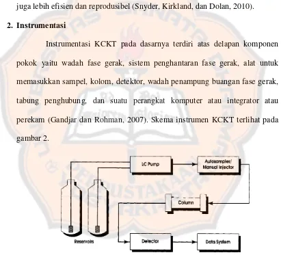 gambar 2.  Gambar 2. Skema instrumen KCKT (Ahuja dan Dong, 2005) 